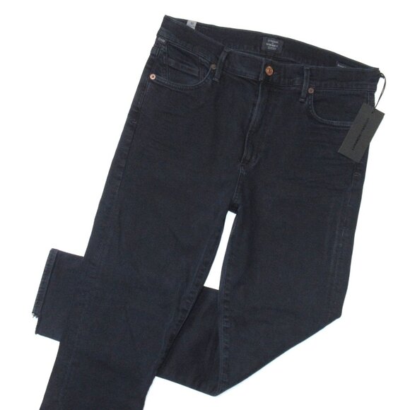 NWT Citizens of Humanity Rocket Crop in Blue Print Skinny Sculpt Jeans 30 - Picture 5 of 15